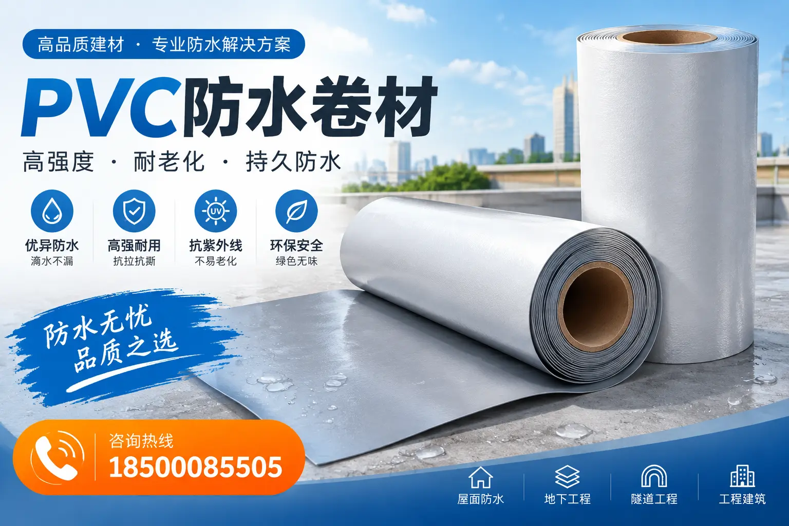PVC防水卷材的使用寿命与维护周期,适合白山业主参考
